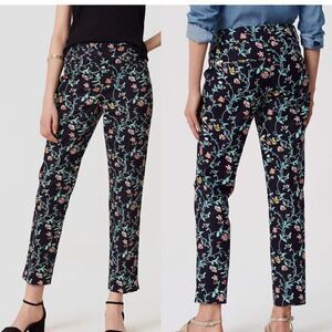 LOFT Outlet Modern Skinny Ankle  floral pants size 4.